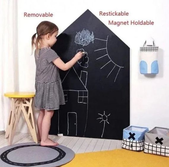 Самоклеюча плівка для малювання крейдою Black Board Sticker | Зображення 6