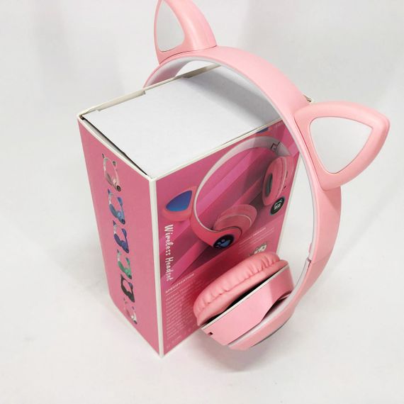 Беспроводные наушники для детей с кошачьими ушками Cat, Детские безпроводние наушники с ушками TK-69 | Зображення 1