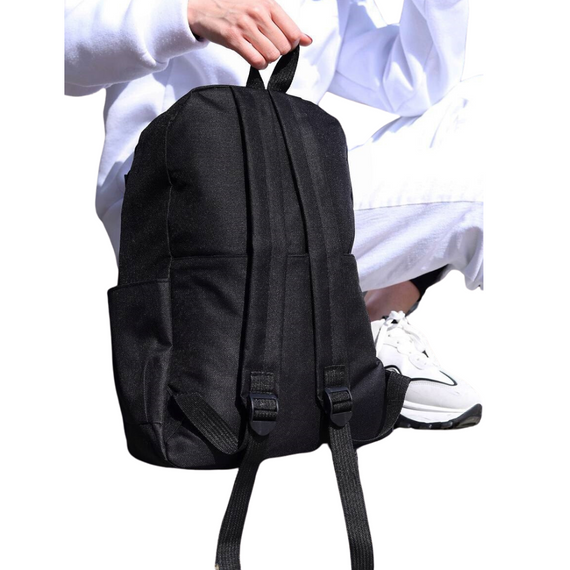 Рюкзак жіночий 4в1 чорний з білим (рюкзак, шопер, пенал, гаманець) | Зображення 2