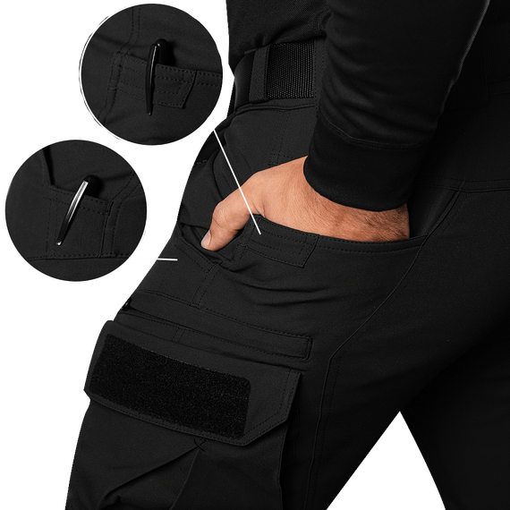 Штани Герць Police  Чорні (8294), XL | Зображення 7