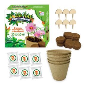 Ботанические эксперименты 82092 грунт, горшки, таблички, семена