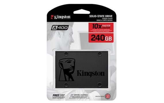 Накопичувач SSD 2.5&quot; 240GB Kingston (SA400S37/240G) (SA400S37/240G) | Зображення 1