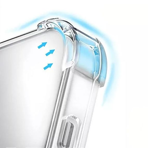 TPU чохол GETMAN Ease logo посилені кути для Apple iPhone 13 mini (5.4") Безбарвний (прозорий) | Зображення 4