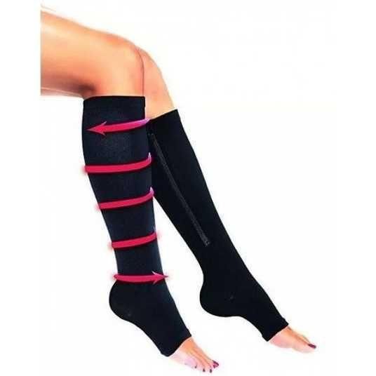 Компресійні гольфи для фіксації щиколоток Zip Sox S/m черный и бежевый | Зображення 6