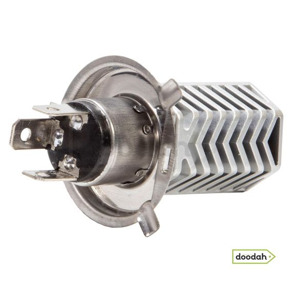 Мото лампа LED для Фары H4 / 15W / 9-32V / 1600LM / 6500K -  AUXITO 9003 H4 | Зображення 1