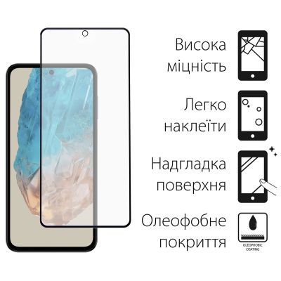 Чехол для мобильного телефона Dengos Samsung Galaxy M35 5G Carbon + glass Grey (DG-KM-101) | Зображення 2