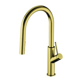 Змішувач для кухні Omnires Bend brushed brass (BE6455BSB)