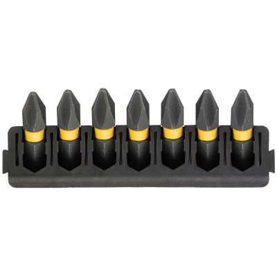 Набор бит DeWALT в касете для Tough Case, FlexTorq, L = 25 мм, Рh2, 7 шт (DT70807)