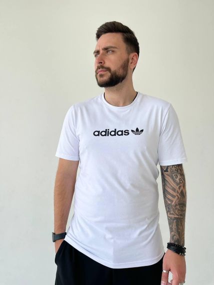 Футболка adidas біла | Зображення 1