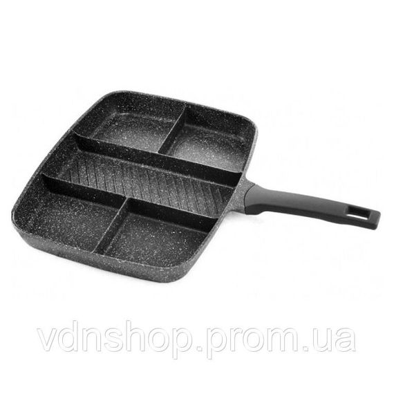 Сковородка удобная для кухни, Сковорода антипригарная с высокими бортами, Удобная сковорода для порций KN-18 | Зображення 5