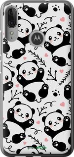 Чохол на Motorola Moto E6 Plus Панди "4318u-1780-2448"