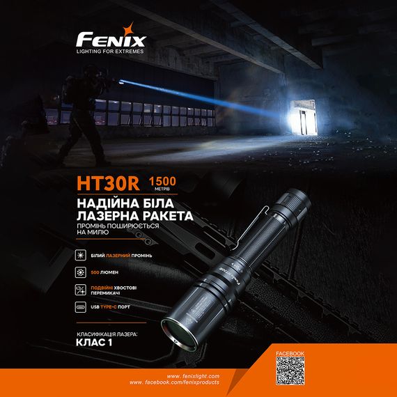 Ліхтар ручний лазерний Fenix HT30R | Зображення 5