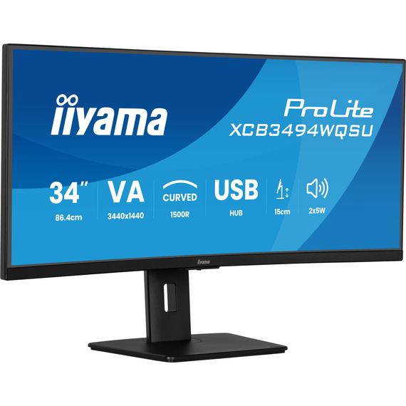 Монитор iiyama XCB3494WQSU-B1 | Зображення 1
