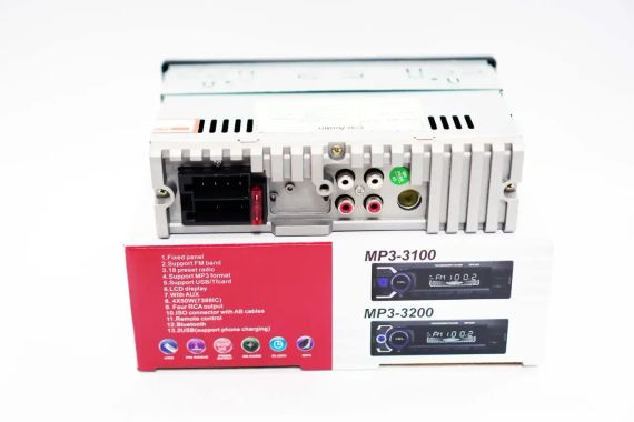 Автомагнітола 3100 Bluetooth+2xUSB+microSD+AUX 4x50W | Зображення 2