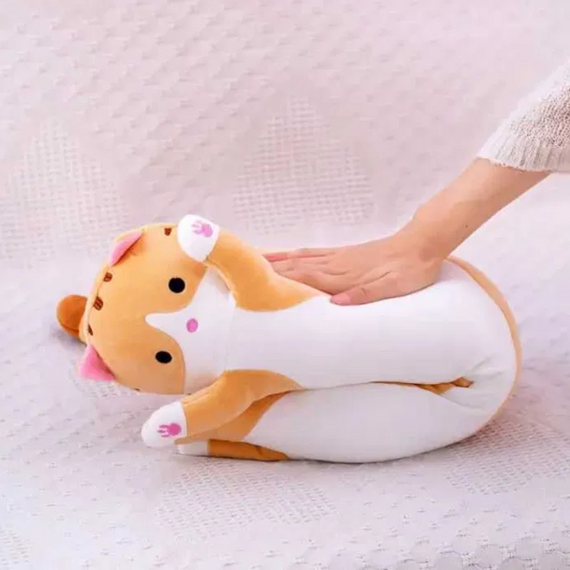 М'яка іграшка подушка кот батон антистрес 70 см, дитяча м'яка іграшка, подушка обіймашка знижка | Зображення 3