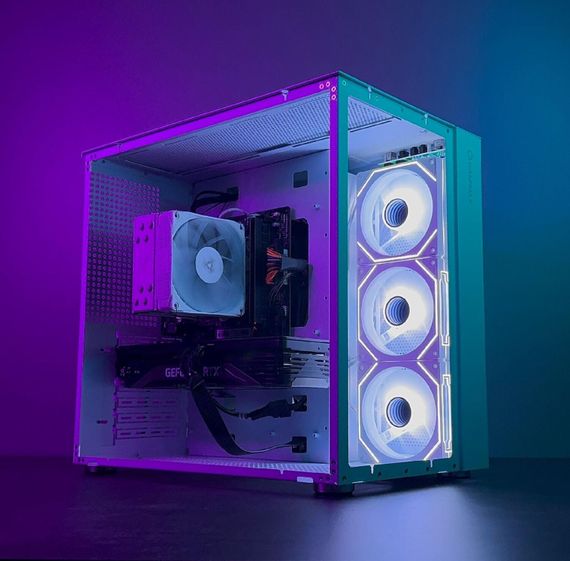 Ігровий ПК GameMax Infinity Tower / AMD Ryzen 7 5700X (8 (16) ядер по 3.4 - 4.6 GHz) / 32 GB DDR4 / 500 GB SSD + 1000 GB HDD / nVidia GeForce RTX 2060 Super, 8 GB GDDR6, 256-bit б/в | Зображення 3