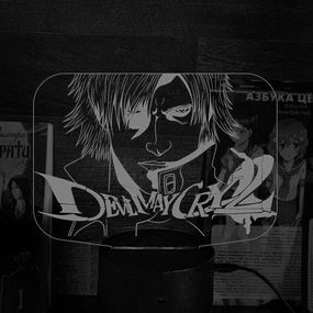 Акриловий світильник-нічник Devil May Cry 4 білий tty-n002008