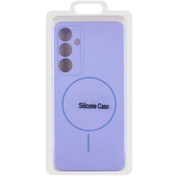 Чехол Silicone Cover Lakshmi Full Camera (AA) with MagFit для Samsung Galaxy S23 FE Сиреневый / Dasheen | Зображення 4