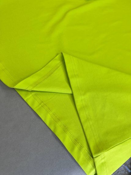 Футболка Vetements Paris France чоловіча бавовна, салатовий колір f727 | Зображення 3