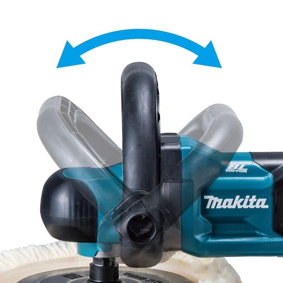 Шліфмашина полірувальна акумуляторна Makita PV001GM101 (180 мм, 600-2200 хв-1, BL, XGT) | Зображення 7
