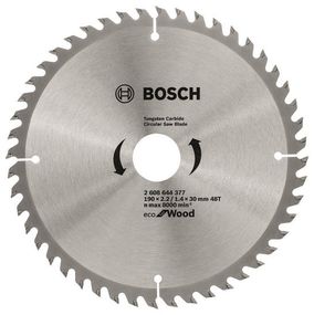 Диск Bosch пиляльний Eco for Wood 190x2.2x30-48T (2.608.644.377)