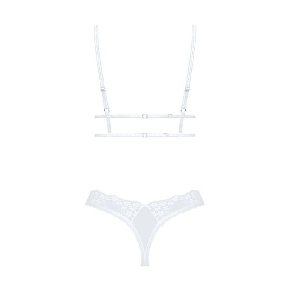 Еротичний комплект Obsessive Heavenlly 2-pcs set XL/2XL, бюстгальтер і танга | Зображення 3