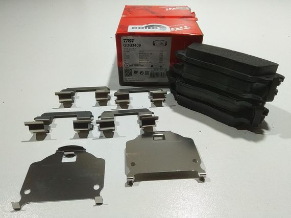 Колодки передні гальмівні Hyundai/KIA, TRW (GDB3409) (581013KA31) | Зображення 2