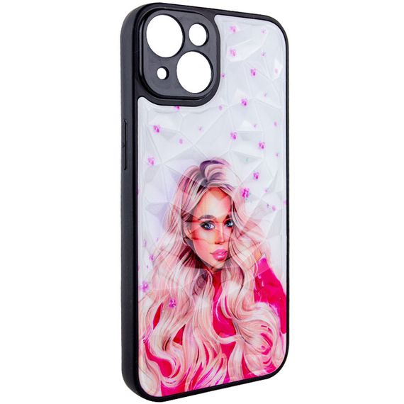 TPU+PC чохол Prisma Ladies для Apple iPhone 14 (6.1") Pink | Зображення 1