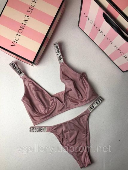 Купальник жіночої нижньої білизни Victoria's Secret Вікторія Сікрет стрази без чашки, Купальник Вікторія Сікрет без чашки | Зображення 6
