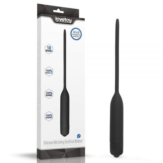 Уретральний стимулятор з 10 режимами вібрації Urethral Dilator Vibrating Sex Aura
