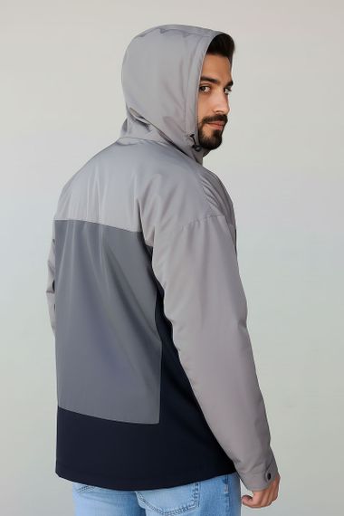 Чоловіча Куртка Sun`s House  розмір: 2XL Сірий (арт. RC-BR-178-grey) | Зображення 3