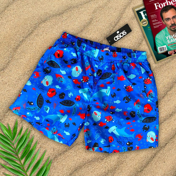 Плавки Океан синий S M