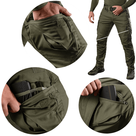 Штани Спартанець Canvas Олива (8085), XXL | Зображення 4