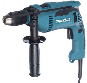 Дрель ударная Makita HP1641K, 680Вт, 13мм, 0-2.800 об/мин, 2.0кг (HP1641K)
