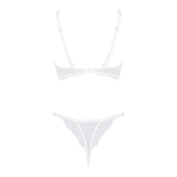 Комплект ажурный Obsessive Bianelle белый, S/M sexstyle | Зображення 5