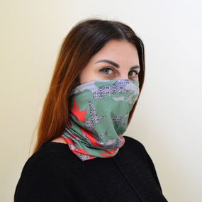 Защитная бафф маска на лицо 4Profi Спорт размер М 14776_1