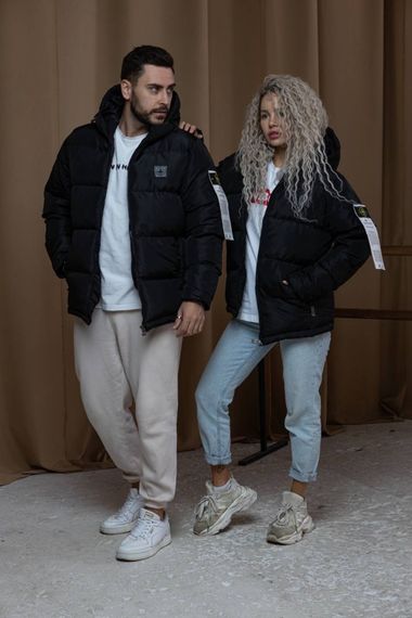 Куртка зимова Stone Island чорна | Зображення 9