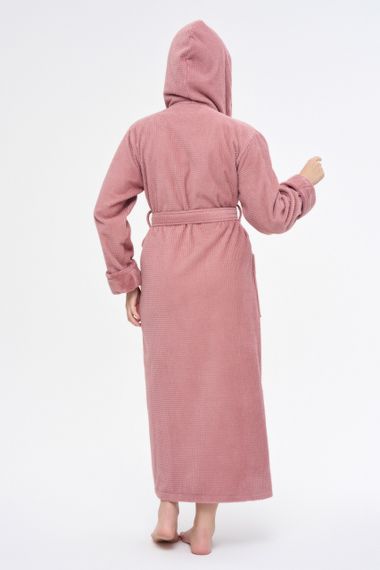Жіночий халат Nusa 3879 пудровий S | Зображення 5