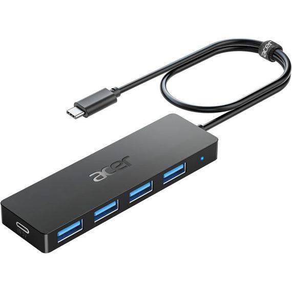 Acer USB-C Hub 3.0 — 5-в-1 надтонкий концентратор Type-C, адаптер із 5 портами, підтримка 5V/3A PD