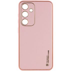 Шкіряний чохол Xshield для Samsung Galaxy S23 Рожевий / Pink