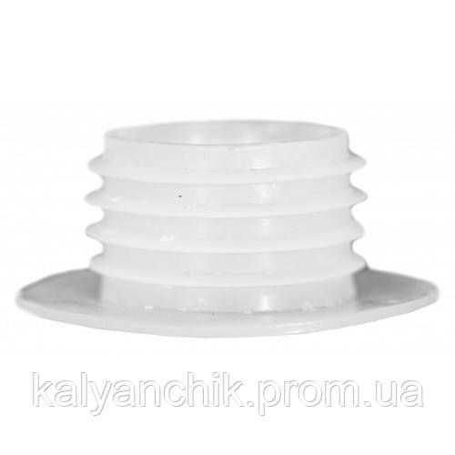 >Уплотнитель под колбу кальяна с юбкой силиконовый Стандарт белый