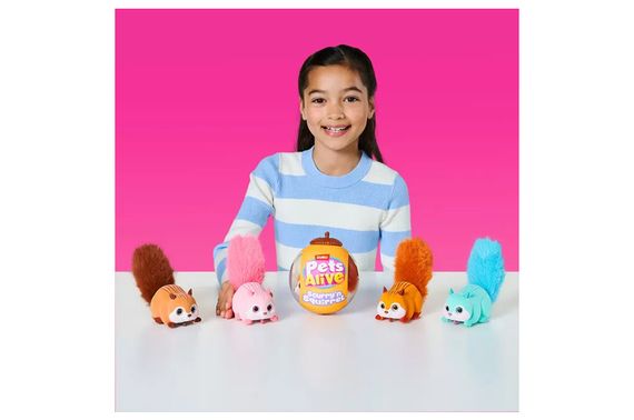 Інтерактивна іграшка 9565B PETS ALIVE S1 – БІЛОЧКА (рожевий) | Зображення 5