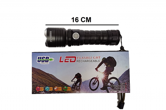 Фонарь Bailong P57- HP50 супер-мощный ZOOM, USB зарядка | Зображення 1
