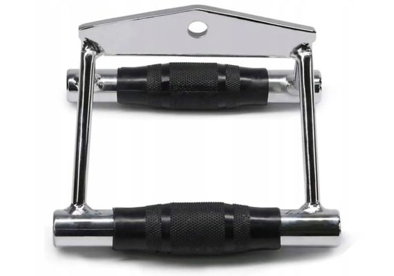 Ручка для нижньої тяги подвійна EasyFit (обгумовані ручки) (EF-8100) | Зображення 4