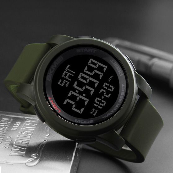 Чоловічий годинник Skmei 1257AG Military | Зображення 3