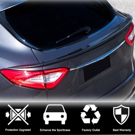 Спойлер нижній V1 (Карбон) для Maserati Levante 2016- рр | Зображення 2