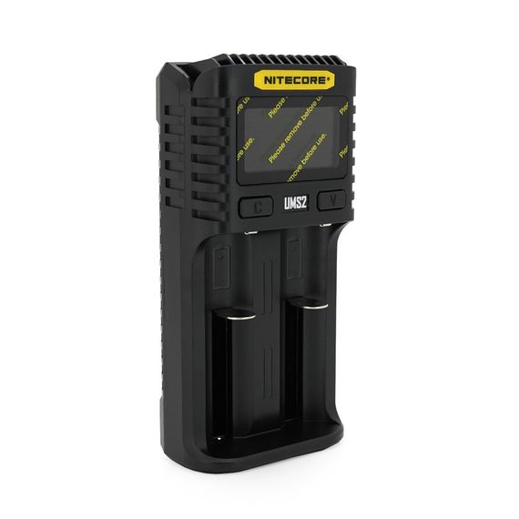 Зарядний пристрій універсальний Nitecore Digicharger UMS2, 2 канали, LCD дисплей, підтримує Li-ion, Ni-MH та Ni-Cd AA (R6), ААA | Зображення 2