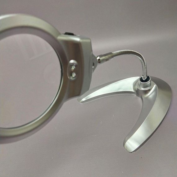 Лупа настільна з LED підсвічуванням MG4B-8 - діаметр лінзи 90 мм | Зображення 4