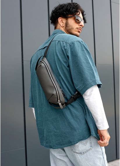 Сумка чоловіча Sambag HOLSTER MSH Графітова 36 х 14 х 4 см (87113009m) | Зображення 7