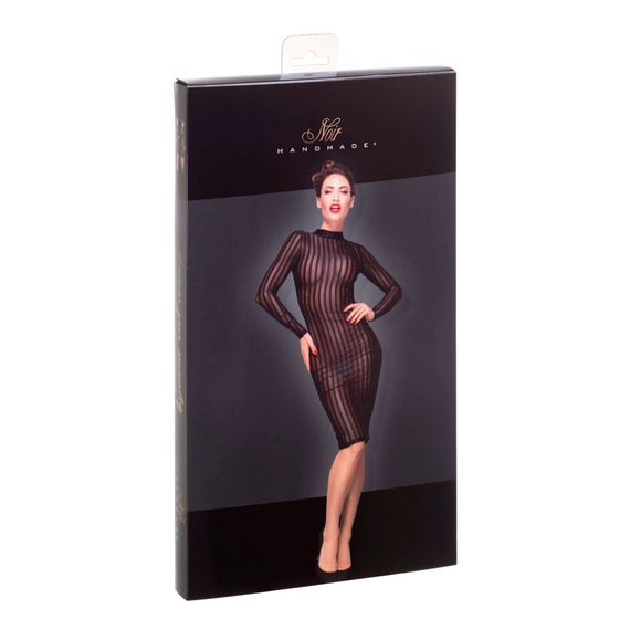 Сукня Noir Handmade F182 Classic dress made of elastic tulle Чорна XL | Зображення 4